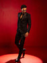 Men's Black Embellished Blazer